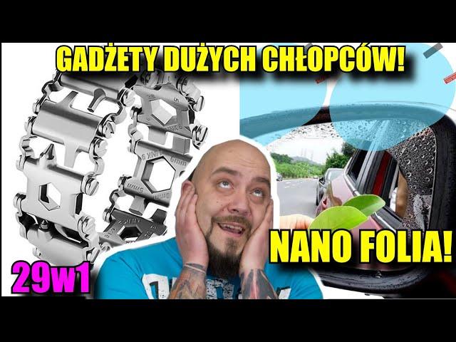 Magiczna NANO folia NA lusterko! Klucz 29w1 ! GADŻETY i ZABAWKI DUŻYCH chłopców!