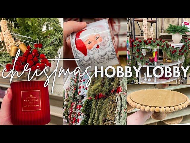 WHAT’S NEW AT HOBBY LOBBY! | CHRISTMAS DECOR HOBBY LOBBY 2024 | CHRISTMAS DECOR DIY IDEAS