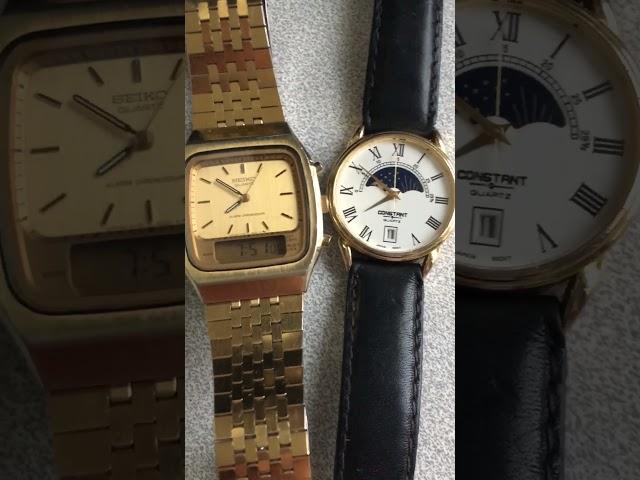 Seiko H461-5000 And Constant ‘Moon/Sun Phase’ Vintage Ana-Digi And Analogue Watches.