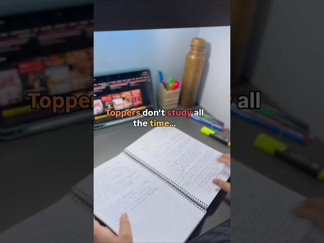 The Secret Behind Toppers' Success#motivation #study #studytips #studygram #iit #neet #jee #topper