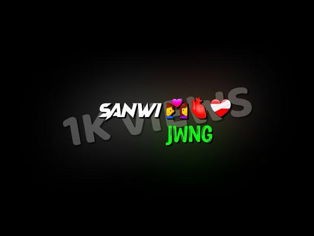 Sanwi Jwng || New Bodo Whatsapp Black Screen Status ️ #bodosong #bodostatus