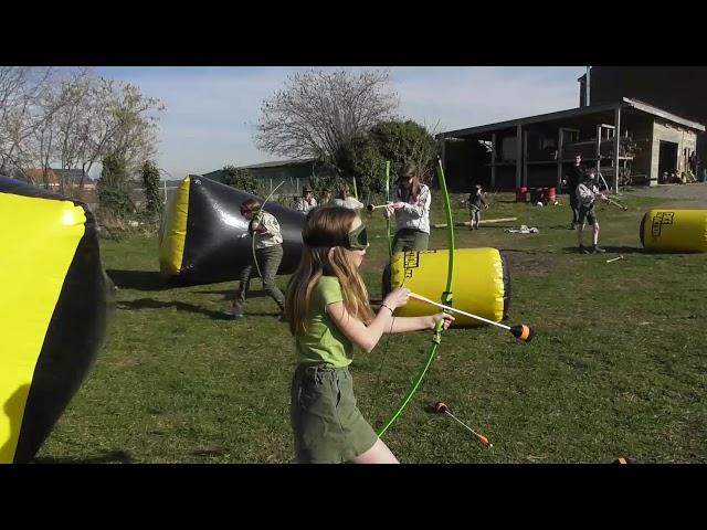 Archery tag voor kinderen - kinder pijl en boog