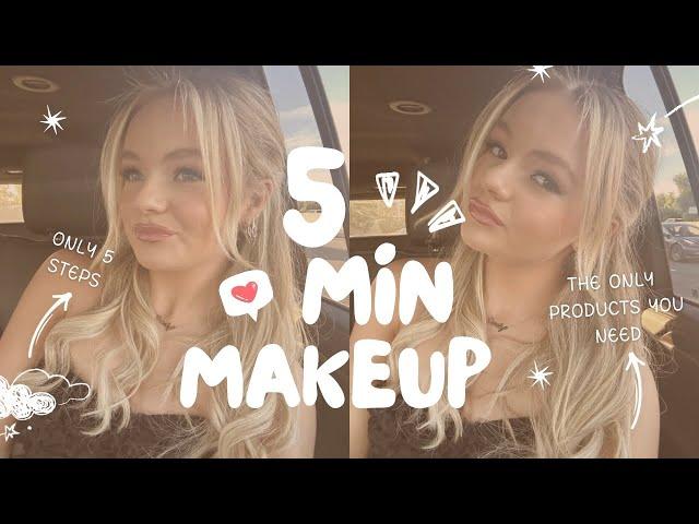 the only makeup you will ever need... 5 MIN MAKEUP ROUTINE | Pressley