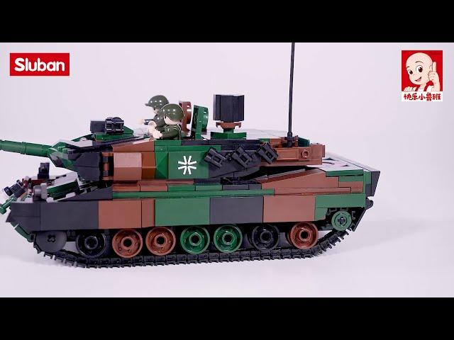 Лего  Sluban.  Танк Leopard 2A5.