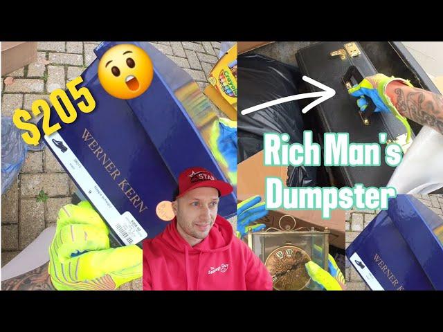 Dumpster diving in a rich man's Dumpster !