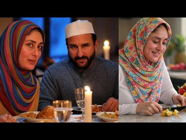 Saif Ali Khan and Kareena Kapoor Khan First Iftar in Ramzan Masha'Allah