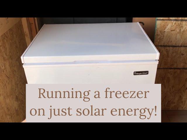 Running a Freezer On Solar Energy [Prep 365: EP109]