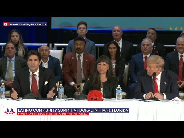  "Kamala, where are the children?" | Eduardo Verástegui at Latinos for Trump event in Florida