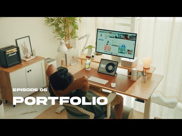 How I create a Behance portfolio presentation | Vlog 05