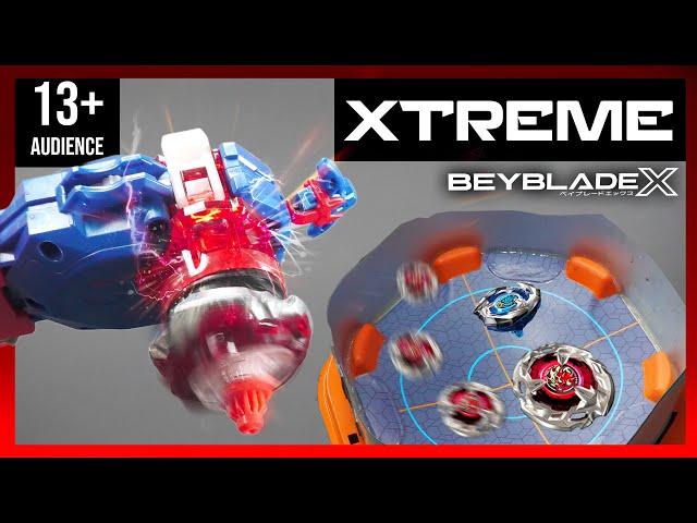 We Made BEYBLADE X DANGEROUS! High Speed XTREME LAUNCHER MOD!