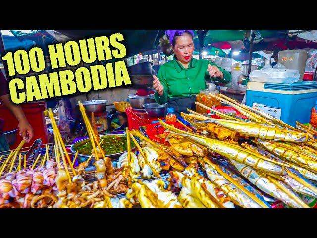 100 Hours in Cambodia  PHNOM PENH Street Food, KEP Seafood, SIEM REAP BBQ & More!