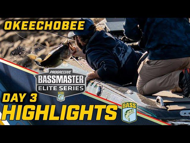 Highlights: Day 3 of Bassmaster ELITE at Okeechobee