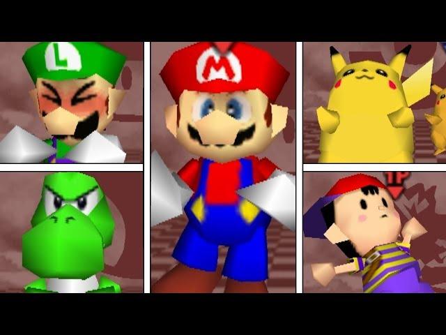 Super Smash Bros 64 - All Victory Pose Animations (HIGH QUALITY)