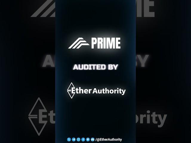 PRIME Audited By EtherAuthority