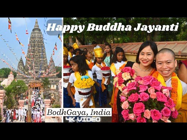 Celebration of Buddha Jayanti at Bodhgaya, India -Land of enlightenment.