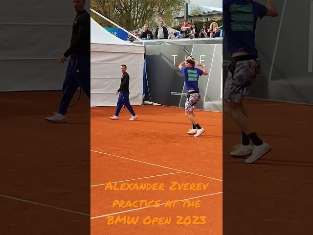 Alexander Zverev practice at the BMW Open 2023 #bmwopen #germany #deutschland #reels #munich #bmw