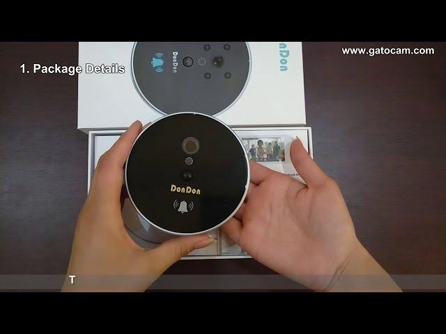 GatoCam HD wifi Doorbell Camera Smart Doorbell Camera