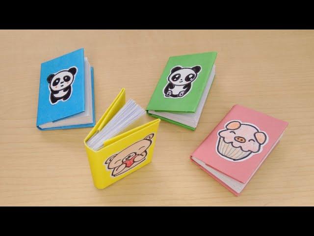 Cara Membuat Notebook / Buku Catatan Mini Dari Kertas - Diy Mini Notebook One Sheet of paper