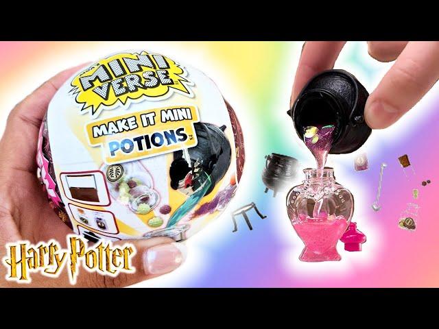 MAKING MINIVERSE HARRY POTTER! Mini Potions, Cauldrons, and Vials!