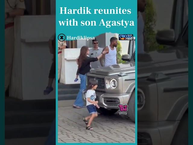 Hardik Pandya Meets son Agastya First Time After Divorce, Breaks Internet | #hardikpandya #ytshorts