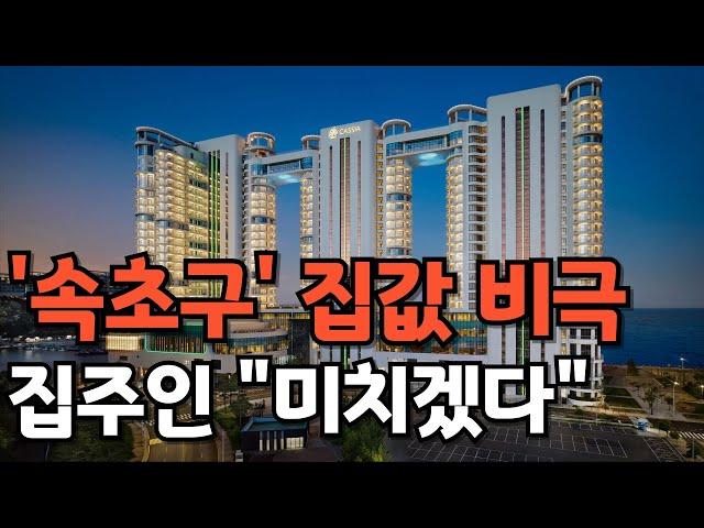 서울시 속초구 집값 비극. 집주인들 "미치겠다" 아우성. 눈물의 속초 부동산