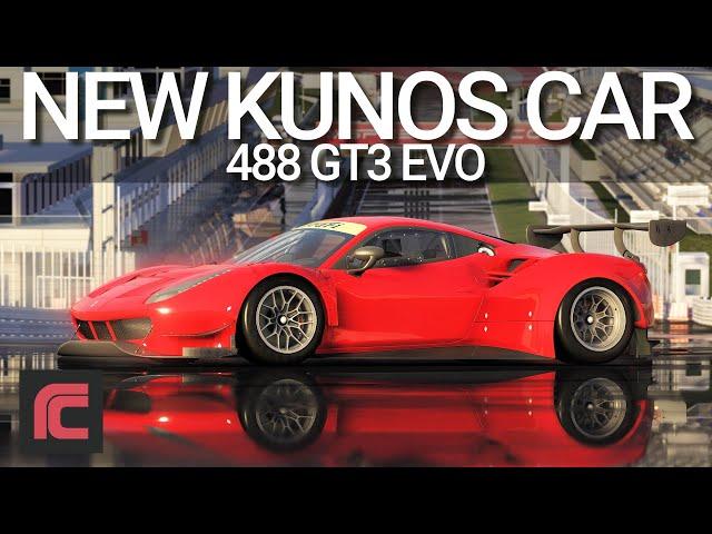 Kunos new Assetto Corsa car! Ferrari 488 GT3 EVO