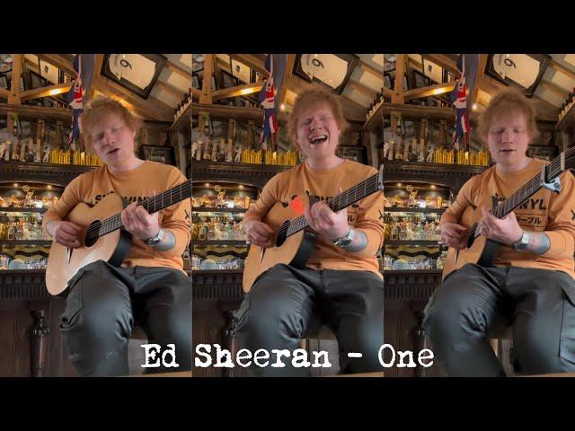 Ed Sheeran - One  Acoustic 2024