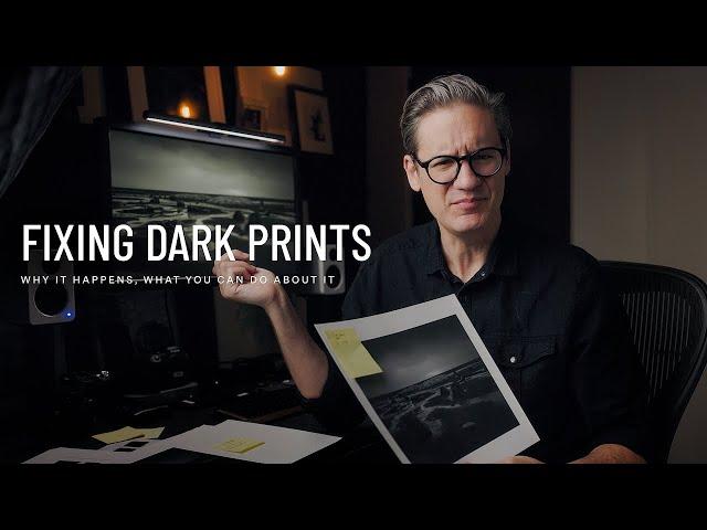 How to fix dark, muddy photography prints