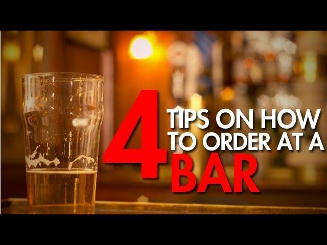 How To Order A Drink At A Bar