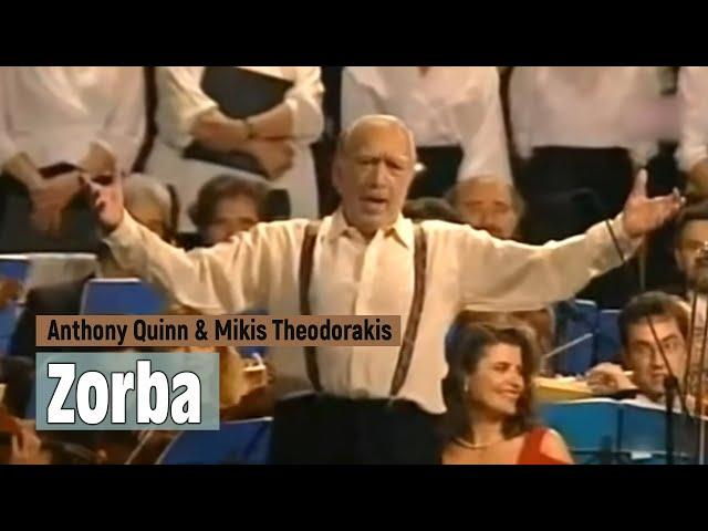 Mikis Theodorakis ve Anthony Quinn - “Zorba” Performansı-Münih, 1995