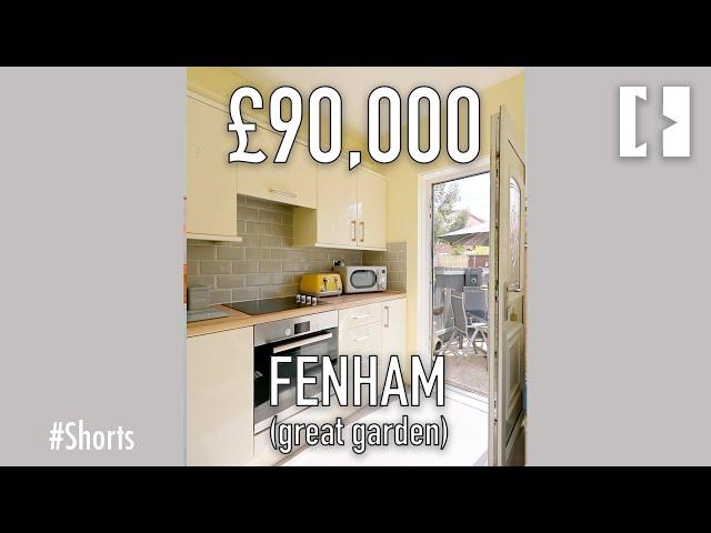 Touring a £90,000 Fenham apartment with a garden I DIDN’T expect (full walkthrough tour) #shorts