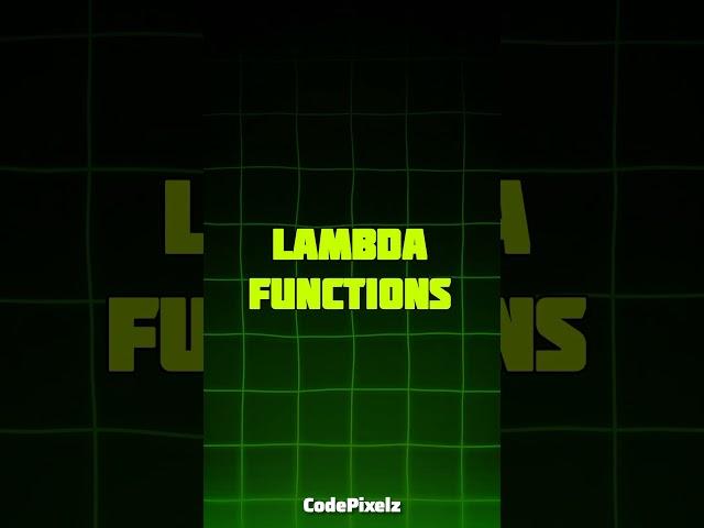 Regular Function vs Lambda Function Which one is best? #PythonTips #LambdaFunction #LearnPython