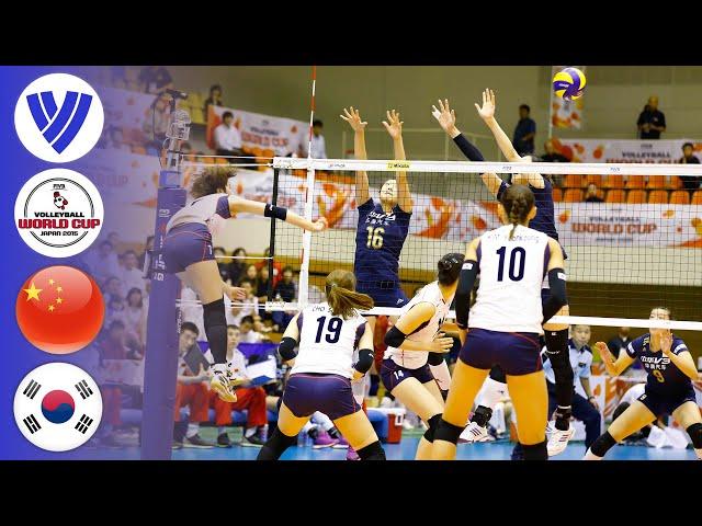 China vs. Korea - Full Match | Women's Volleyball World Cup 2015