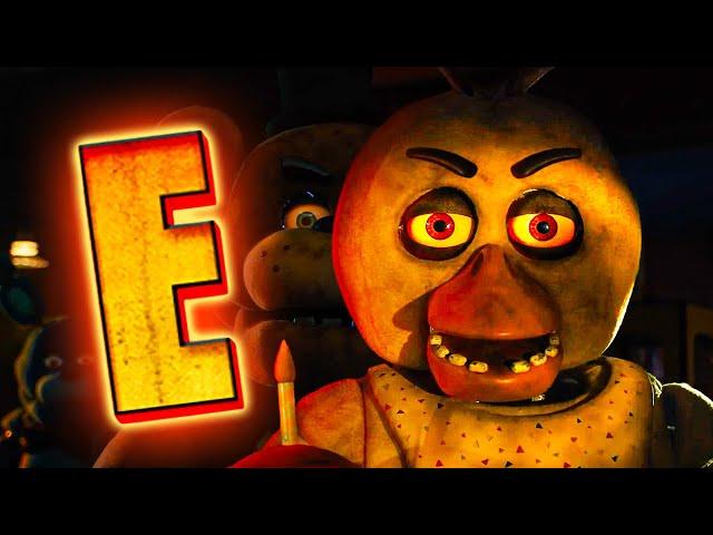 The entire FNAF movie but only when ANYONE says "E"