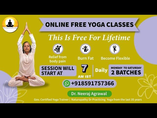 Online Free Yoga Classes Saturday