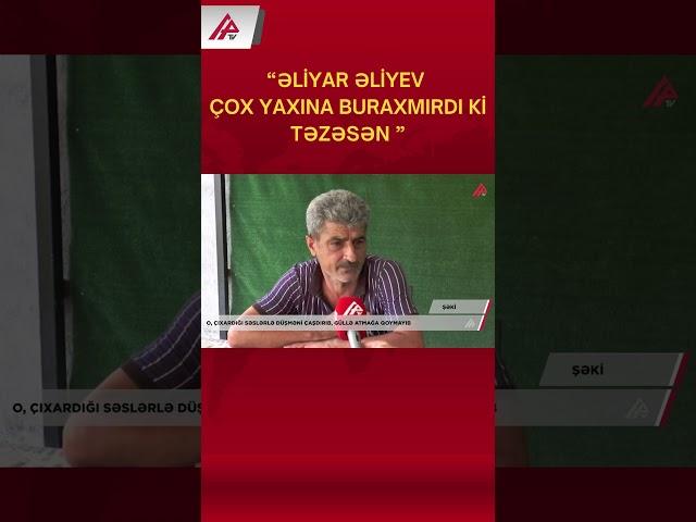 Döyüşlərdə bu səslərlə erməniləri çaşdırırmış - Əlyar Əliyevin tabeliyində döyüşən İxtiyar - APA TV