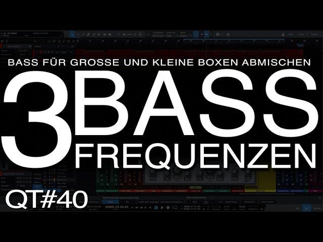 Welche Bass Frequenzen sind wichtig? | Abmischen mit Equalizer Tutorial Deutsch | Recording-Blog #40