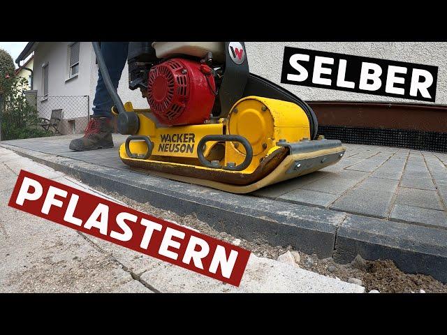 DIY Parkplatz: Wie wir selber Pflaster verlegen!