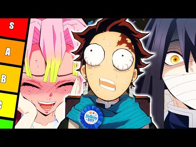 Ranking Demon Slayer Characters as Party Guests ! | Tier List