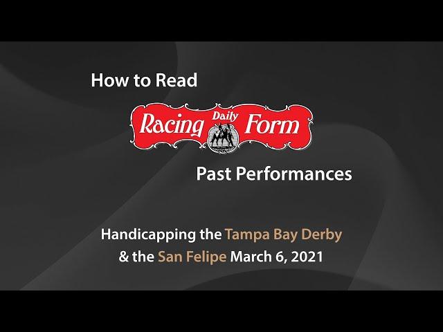 How to Read DRF Daily Racing Form Super Basics