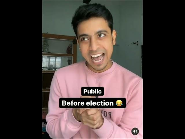 Before Election vls After Election Abhijeet Kain Instagram reel#abhijeetkain #instareel #short