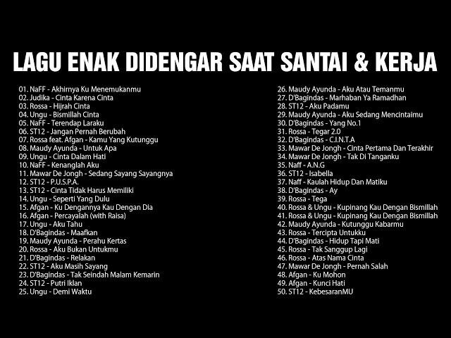 Lagu Enak Didengar Saat Santai & Kerja - Lagu Pop Hits Indonesia