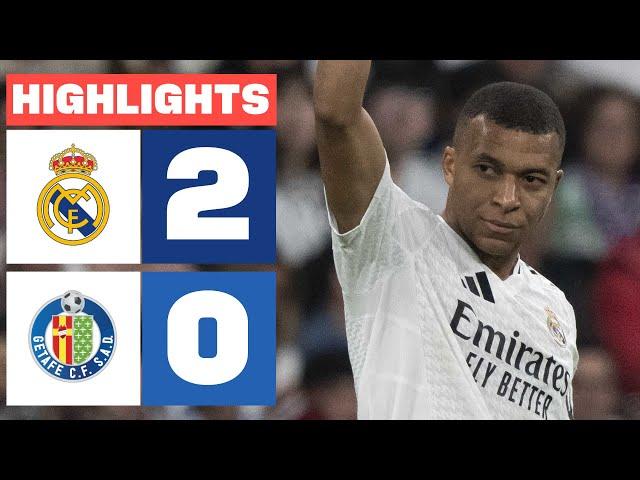 REAL MADRID 2 - 0 GETAFE CF I HIGHLIGHTS LALIGA EA SPORTS