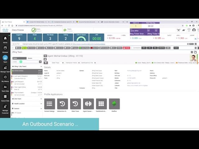 Ad-Hoc CRM Integrations with 2Ring Gadgets for Cisco Finesse