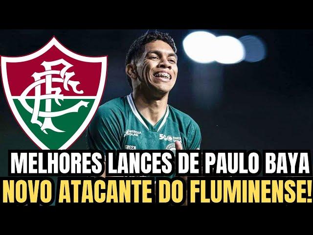 VEJA GOLS E JOGADAS DE PAULO BAYA NOVO ATACANTE DO FLUZÃO)GOLAÇOS DE FALTAS E DRIBLES SENSACIONAIS)