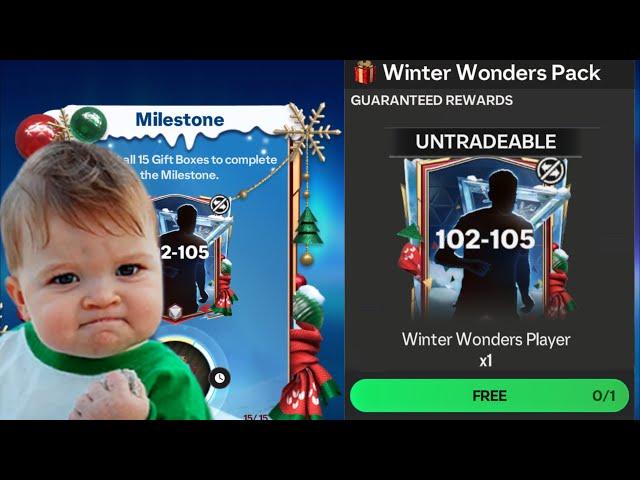 Finally Claimed 102-105 Milestone Reward! Funny Pack Opening + Funny Matchday #fcmobile