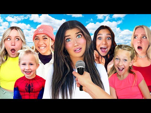 WHO is Your FAVORITE Sibling *INTERVIEWING 16 Siblings*