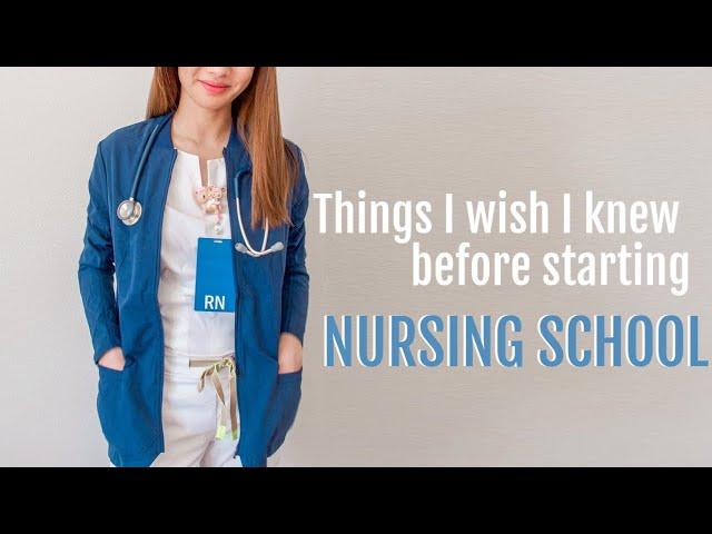 Things I wish I knew before starting nursing school