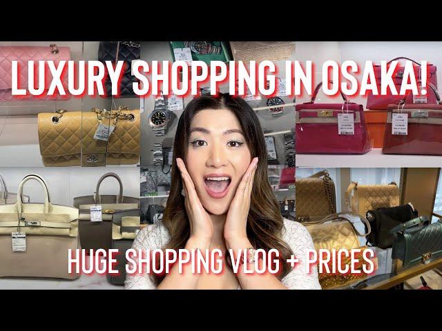 INSANE LUXURY SHOPPING IN OSAKA - HANDBAGS AT MIND-BLOWING PRICES! (SHOPPING VLOG) 