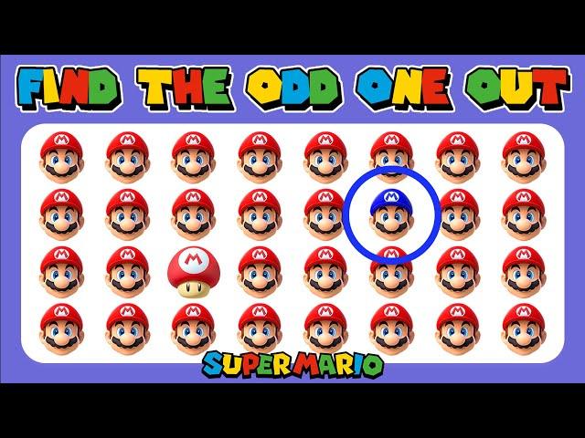 Find the ODD One Out - Super Mario Edition  Quiz Shiba